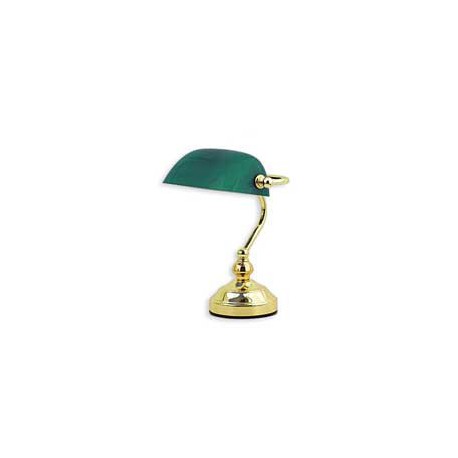 Lampe Bureau style banquier - Marineshop : décoration marine Couleur  Opaline verte