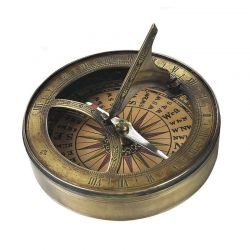 Boussole dans son étui - Navigation, sextants, boussoles, compas