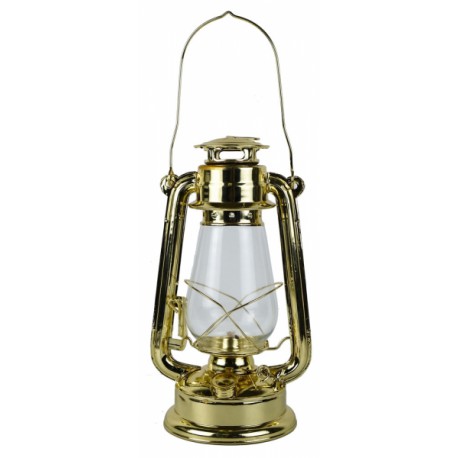 Lampe tempête à pétrole - laitonné - Marineshop