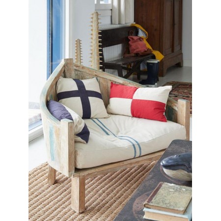 Fauteuil avec 3 coussins marins - Côté - Marineshop.fr